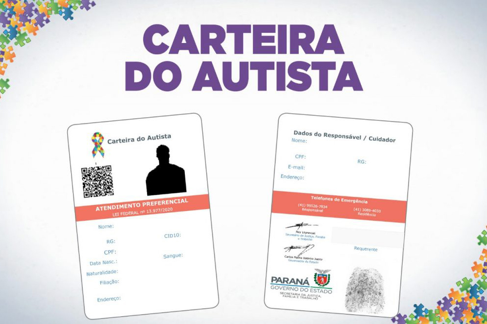 Implantada pelo Estado, Carteira do Autista já apoia mais de 3.400 pessoas no Paraná