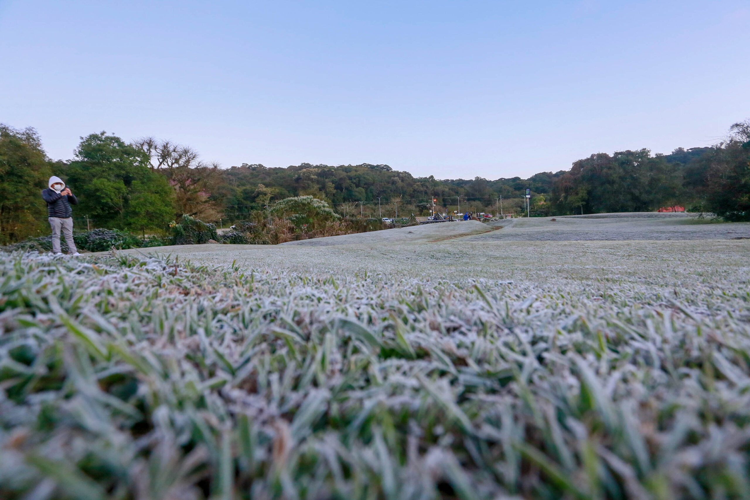 Com temperatura de até -3,9°C, Simepar registra madrugada mais fria do ano em 44 cidades