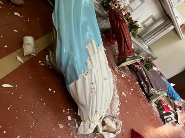 Igreja Matriz sofre ataque de vandalismo no Paraná