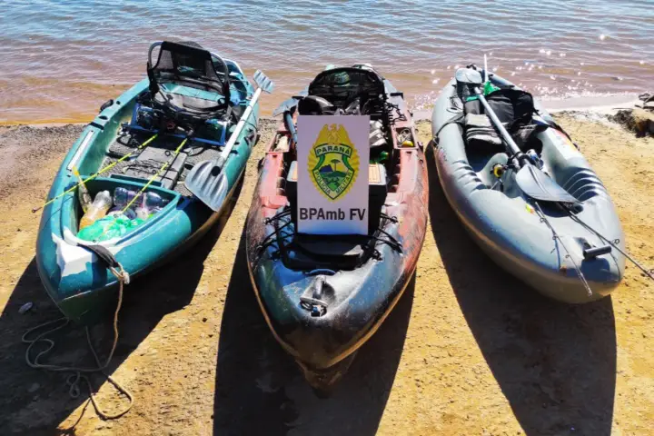 Três homens são presos no Porto Camargo por pescarem em berçário natural de peixes