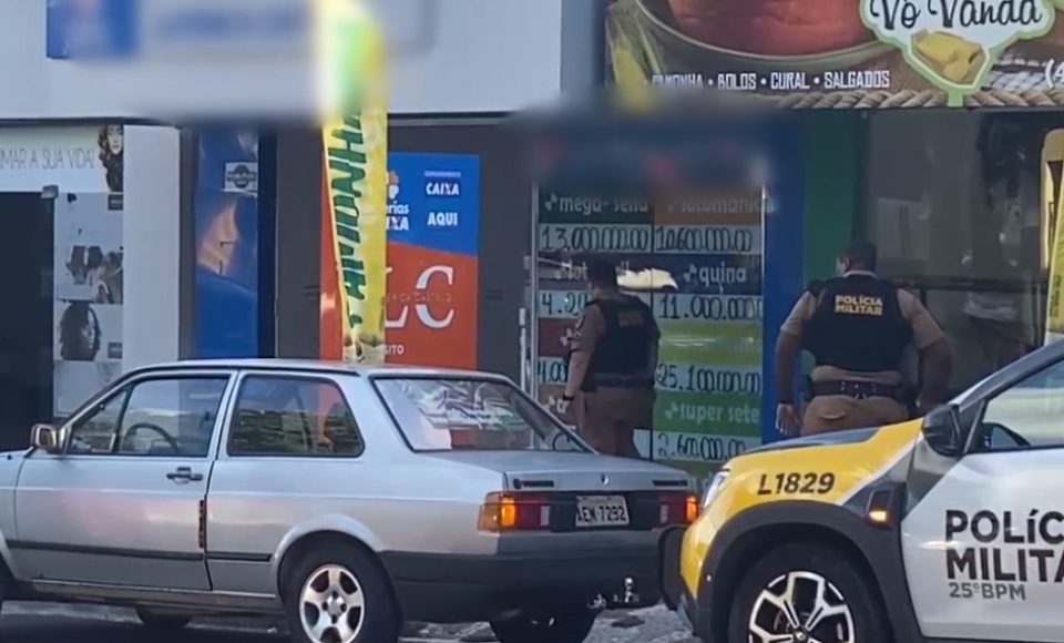 Bandidos invadem lotérica no centro da cidade e fogem levando malote com mais de R$ 60 mil reais em dinheiro e cheques