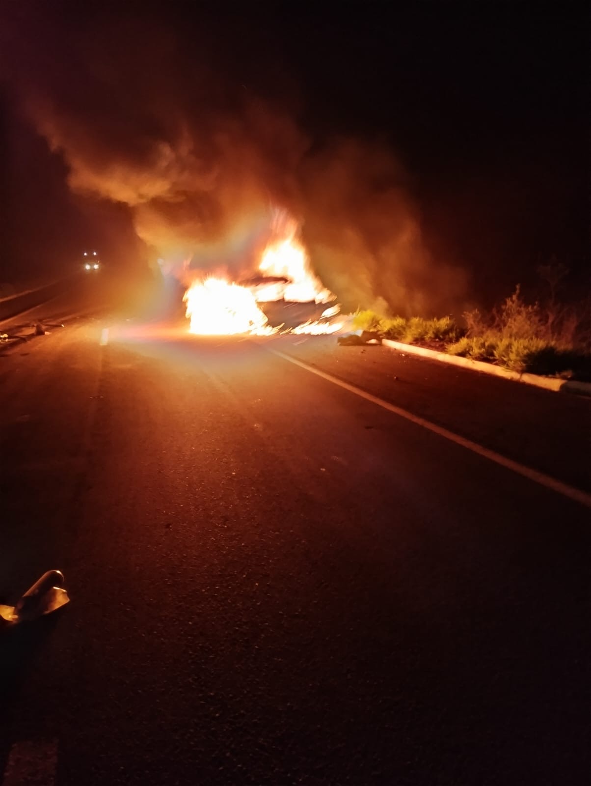 Duas pessoas morreram em grave acidente na Estrada Boiadeira entre Santa Eliza e Icaraima