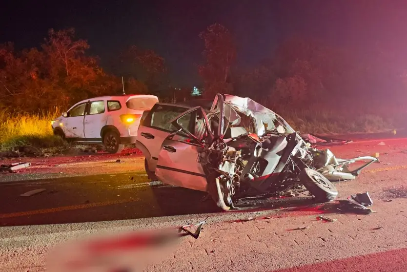 Grave acidente deixa quatro mortos na rodovia BR-487 Estrada Boiadeira