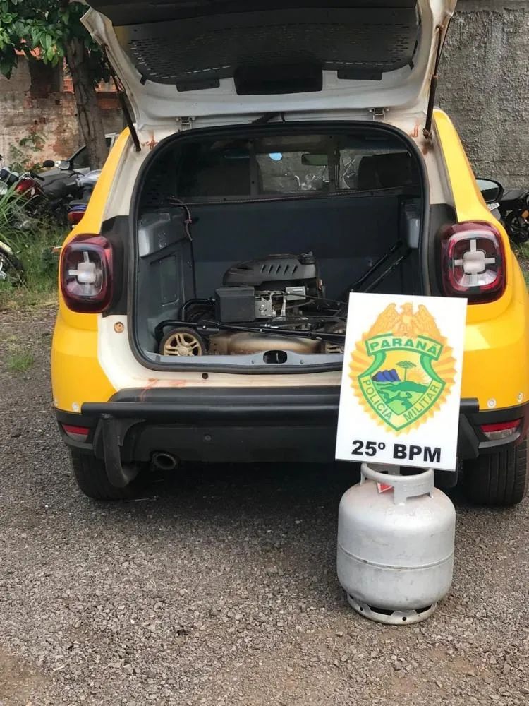 PM recupera objetos furtados em residência de Icaraíma PM recupera objetos furtados em residência de Icaraíma