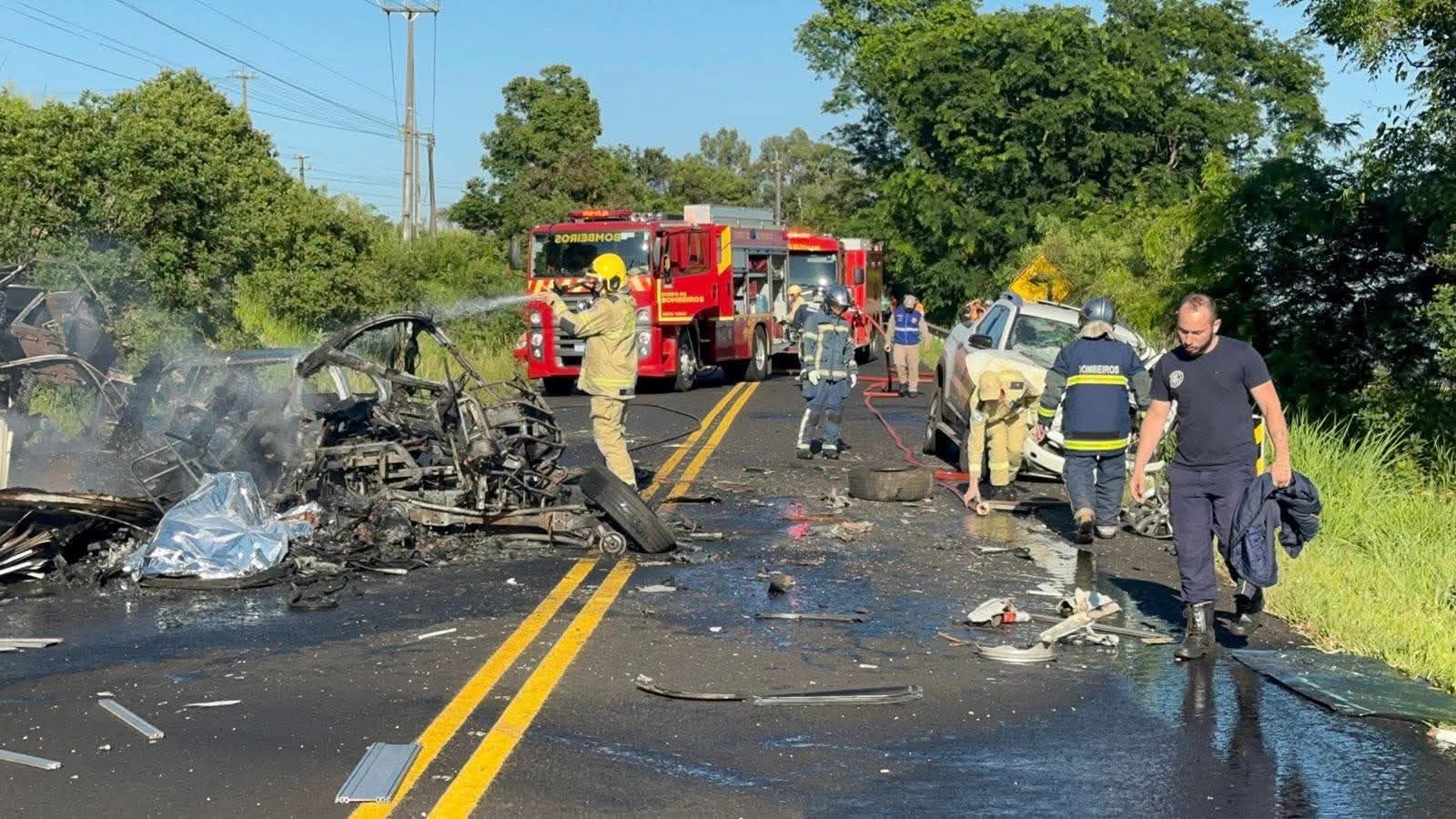 Gravíssimo acidente na manhã desta quinta-feira com vítima fatal na PR- 566